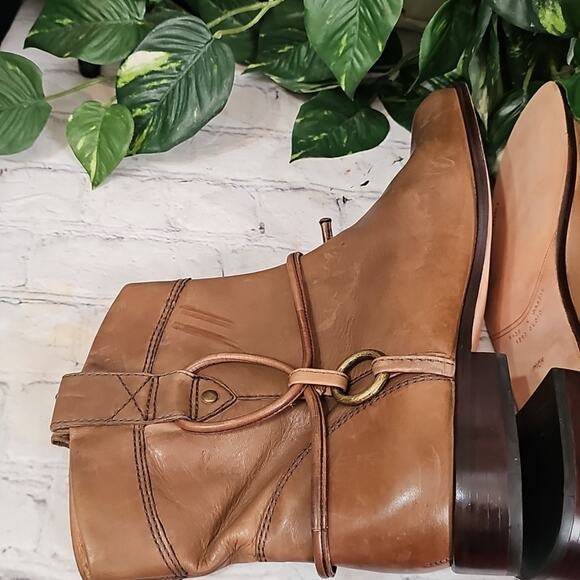 Corso Como SIDE Tie Brown Leather Ankle Boots 10 - Picture 5 of 14